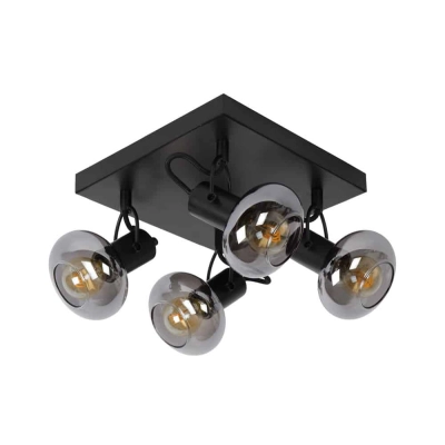 lafabryka.pl Plafon MADEE 4xE14 Black 17993/14/30 Lucide